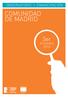 COMUNIDAD DE MADRID. 3er. trimestre 2014 FINANCIA