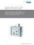 Transmisor Dräger VarioGard 3320 IR Detection of toxic gases and oxygen