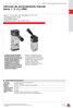 Válvulas de accionamiento manual Serie 1, 3, 4 y VMS