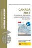 CANADÁ 2017 INFORME BILATERAL COMERCIO EXTERIOR AGROALIMENTARIO Y PESQUERO ANÁLISIS DE COMERCIO EXTERIOR
