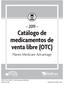 Catálogo de medicamentos de venta libre (OTC)