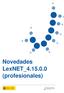 Novedades LexNET_ (profesionales)