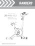 Bicicleta Magnética ARG-132 Manual de. Instrucciones IMPORTANTE: LEER EL MANUAL ANTES DE UTILIZAR LA BICICLETA.