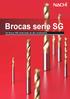 Brocas serie SG. SG Broca HSS sinterizado de alto rendimiento