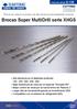 Brocas Super MultiDrill serie XHGS
