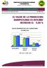 EL VALOR DE LA PRODUCCION AGROPECUARIA EN OCTUBRE DECRECIO EL 5.26 %