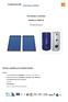 Ficha técnica. Solar Energy Solutions. Kits forzados Cosmosolar MODELOS SERIE SK. Sistemas completos por circulación forzada