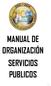 MANUAL DE ORGANIZACIÓN SERVICIOS PUBLICOS